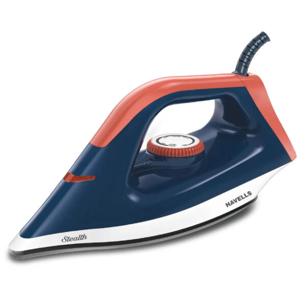 Havels Stealth Dry Iron 1000 W, Non Stick Coated (Blue)